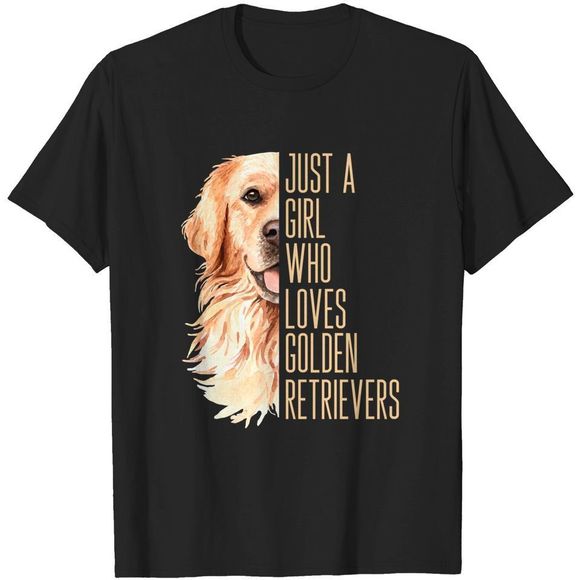 Gildan Other - Golden Retriever Just A Girl Who Loves Goldens T Shirt